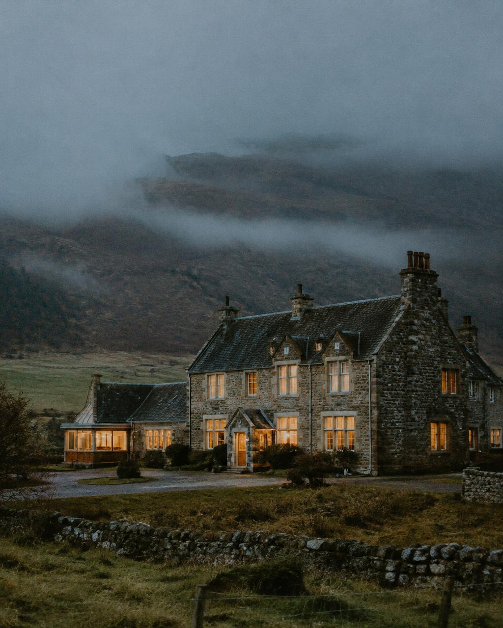 A highland sporting lodge
