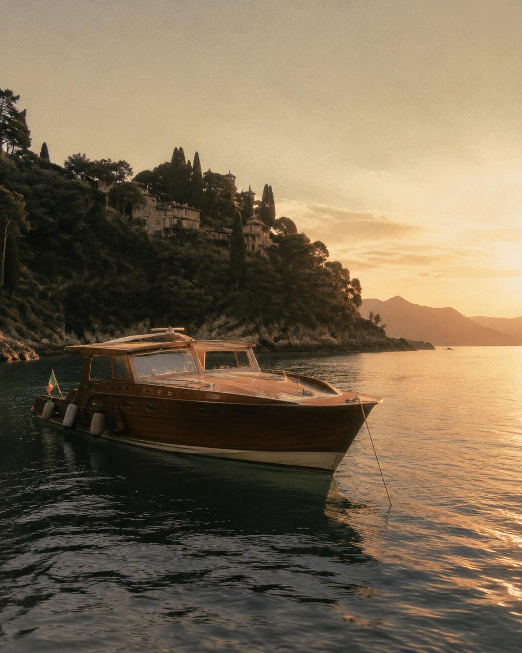 A Riviera motor yacht